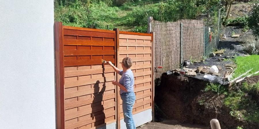 Veronique Gouwy au jardin
