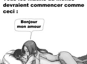 Avant le petit déjeuner 